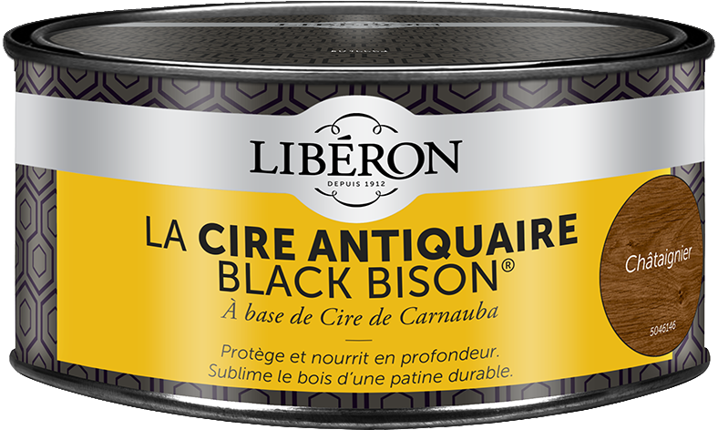 cire antiquaire « black bison » pâte 0.5l - LIBERON